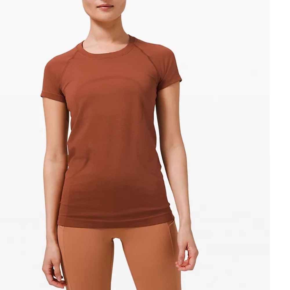 Lululemon - Swiftly Tech Short Sleeve Shirt - Dark Terracotta
